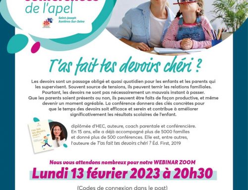 Conférence « T’as fait tes devoirs chéri ? »